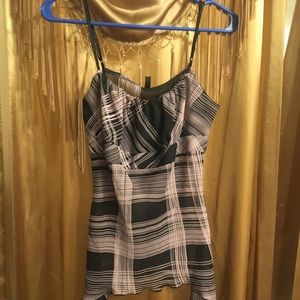 Black and purple tank